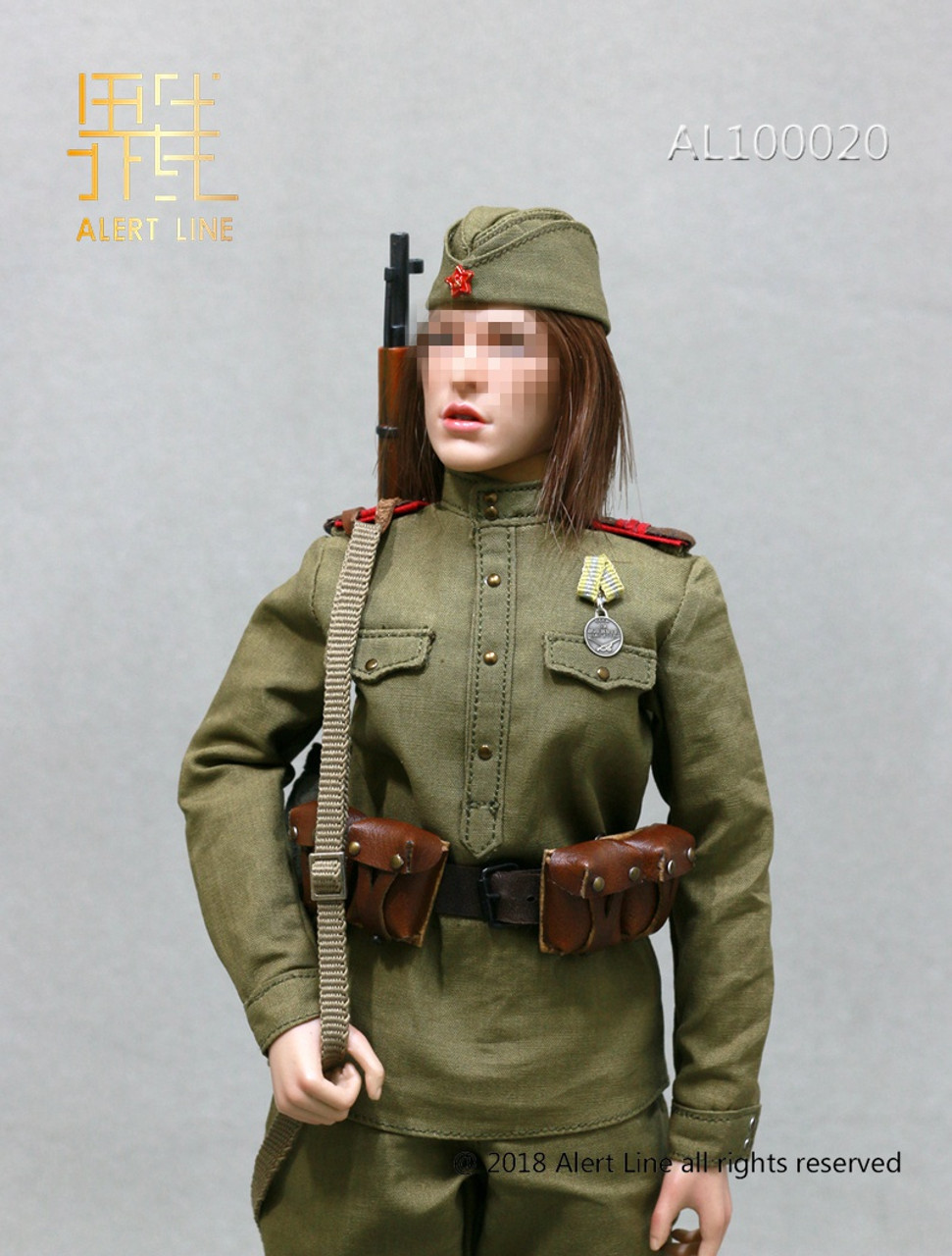 WWII Female Soviet Medical Soldier 1/6 Scale Figure