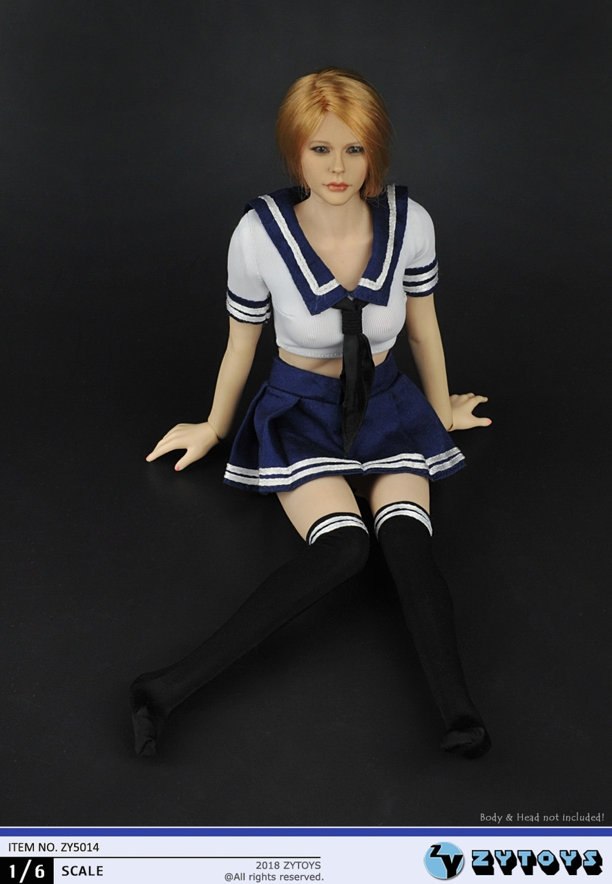 ZY-5014] ZY TOYS 1/6 Sailor Girl Student Uniform A - EKIA Hobbies