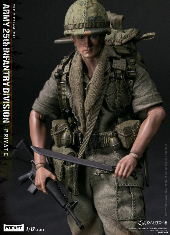 [DAMPES004] DAM Toys 1/12 ARMY 25th Infantry Division Private Figure