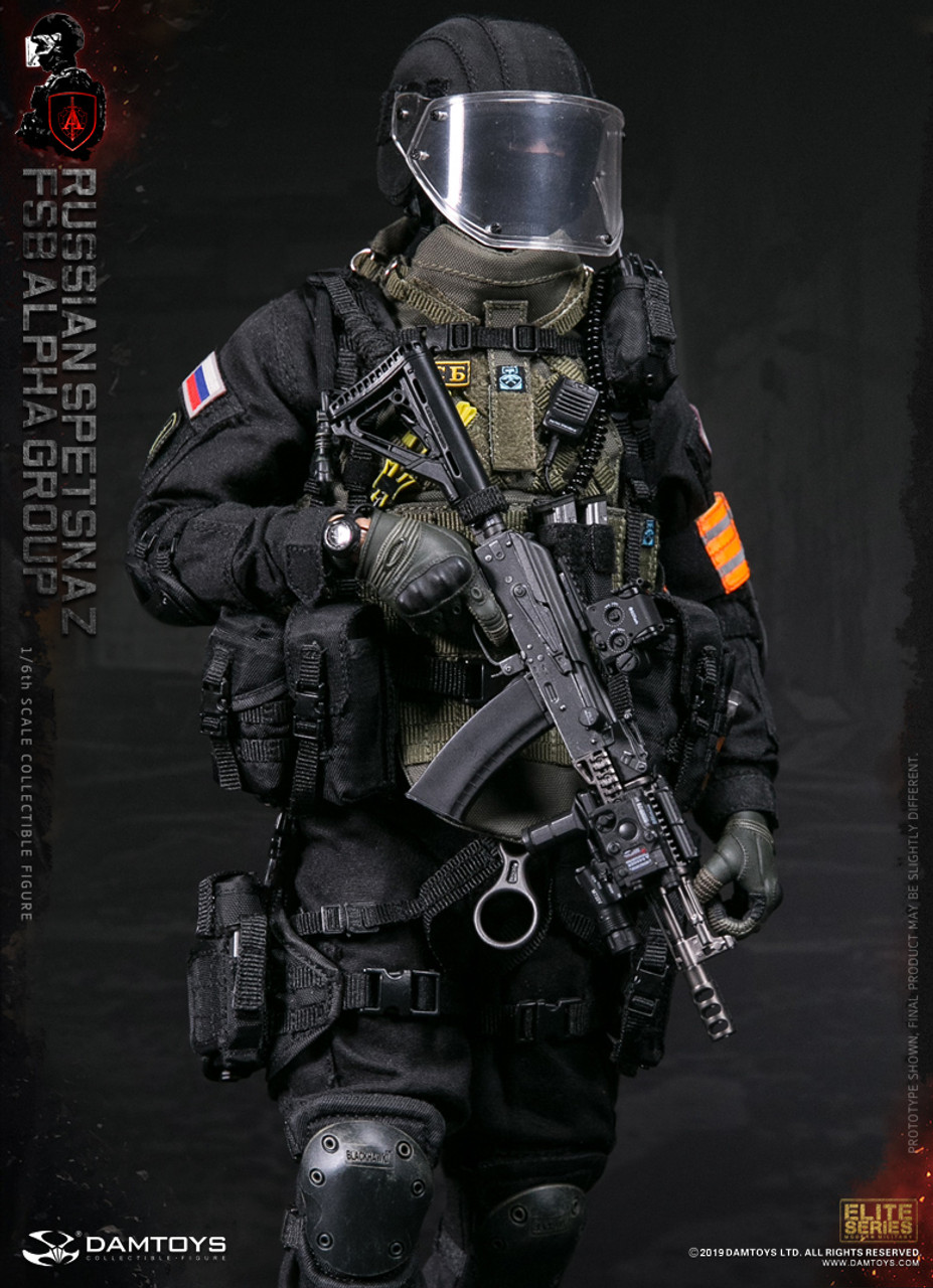 DAM-78064] 1/6 Russian Spetsnaz FSB Alpha Group Action Figure by