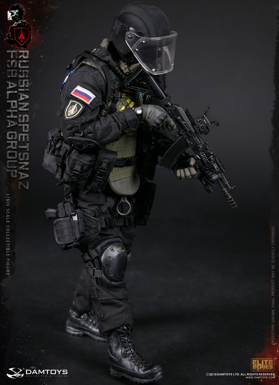 Damtoys 1/6 Dam78064 Russian Spetsnaz Fsb Alpha Group Action Figure Toy In Stock