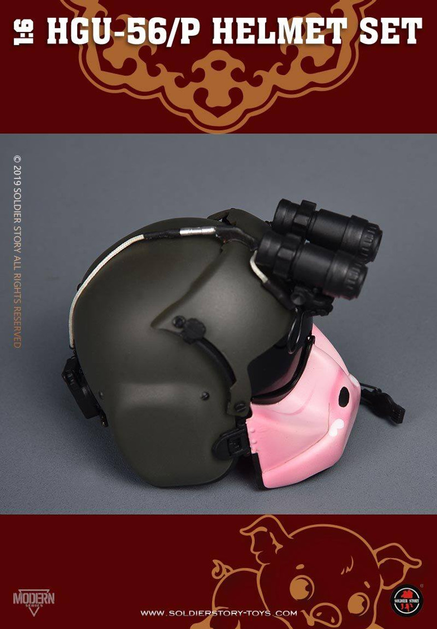 SS-HGU-56A] 1/6 HGU-56 P Helmet Set Pig by Soldier Story
