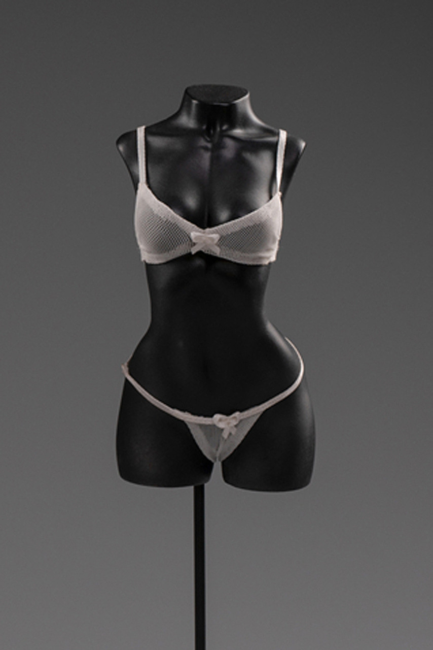 MCC-028-MG] Medium White Exquisite Bras & UnderPants Spring Camry