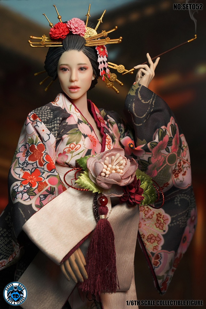 Encogimiento aprendiz Fraude SUD-SET052] 1/6 Japanese Geisha Kimono Set by Super Duck for TBLeague S12D  - EKIA Hobbies