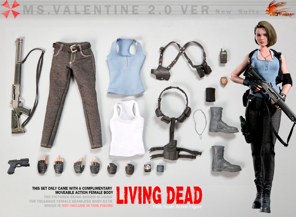 Hot Heart 1:6 Ms. Valentine 2.0 New Version [HH-FD009A] - EKIA Hobbies