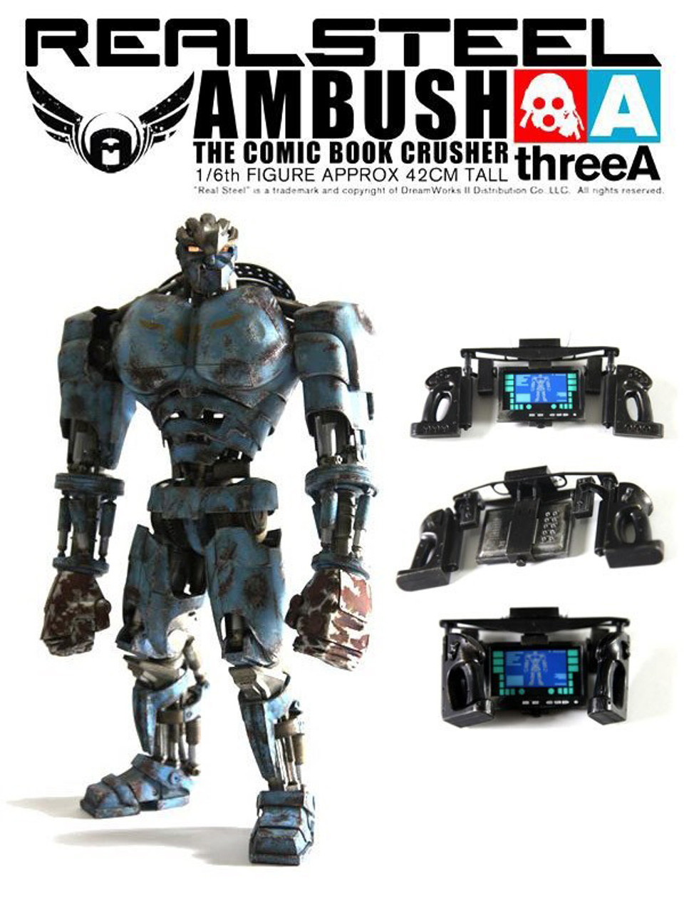 REAL STEEL リアル スティール アンブッシュ threeA 新作モデル