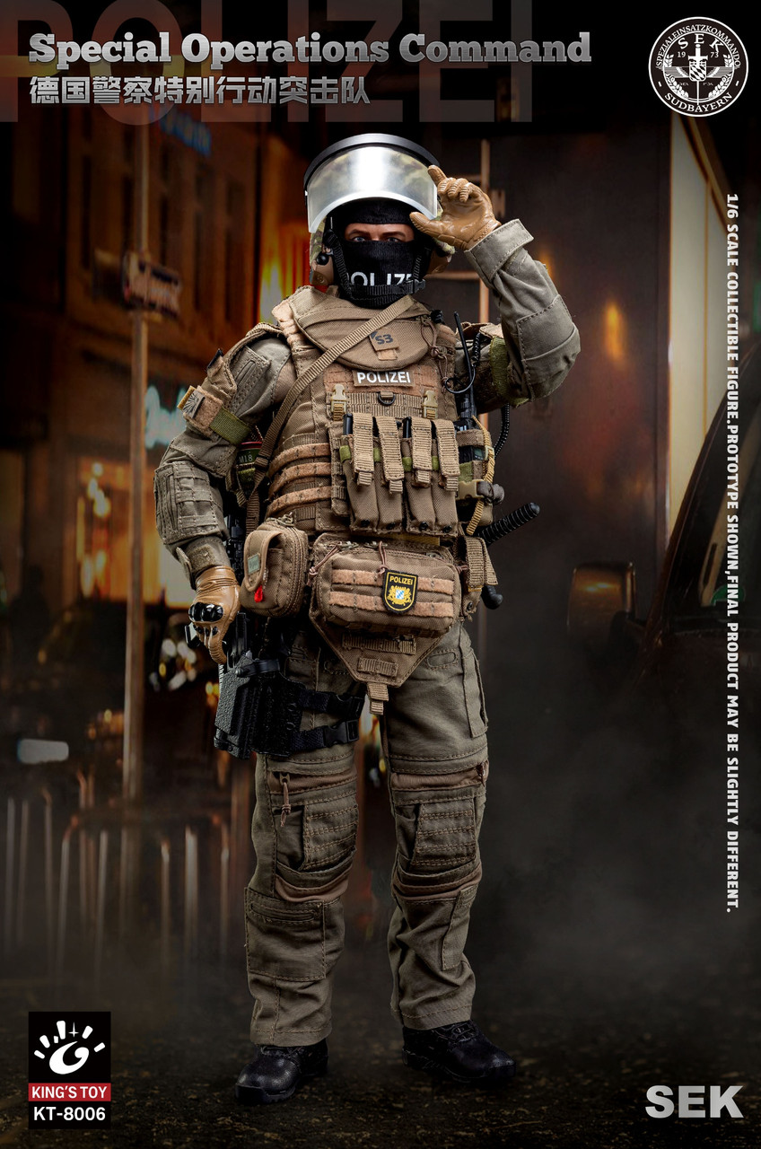 King's Toy 1/6 German Spezialeinsatzkommando SEK Police Tactical