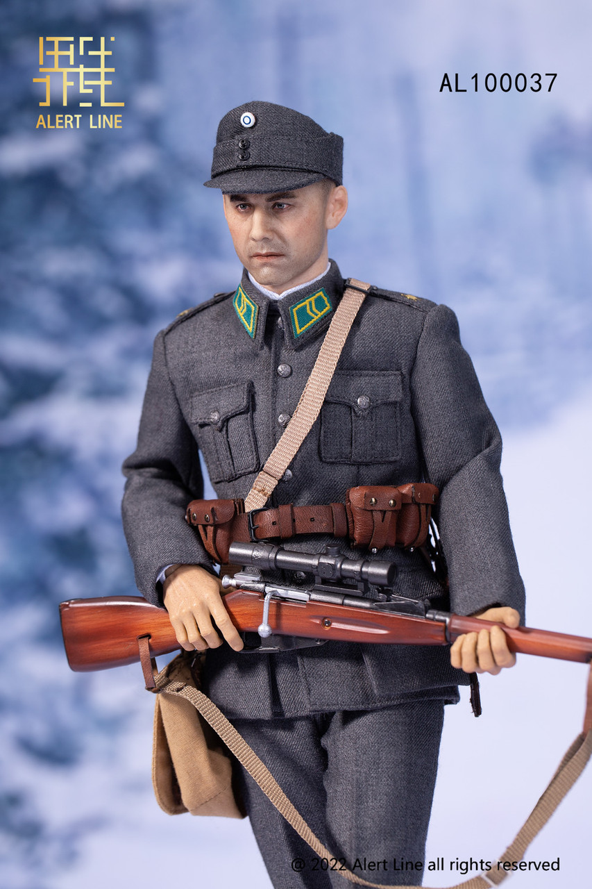 Alert Line 1:6 WWII Finnish Army Soldier Figure [AL-100037] - EKIA