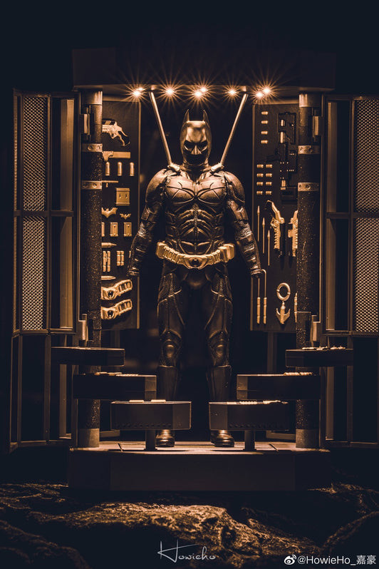 Miniatura 1:43 Gnaku Bruce Wayne: Scena Batman Con Figura Non Verniciata Per Diorami E Auto