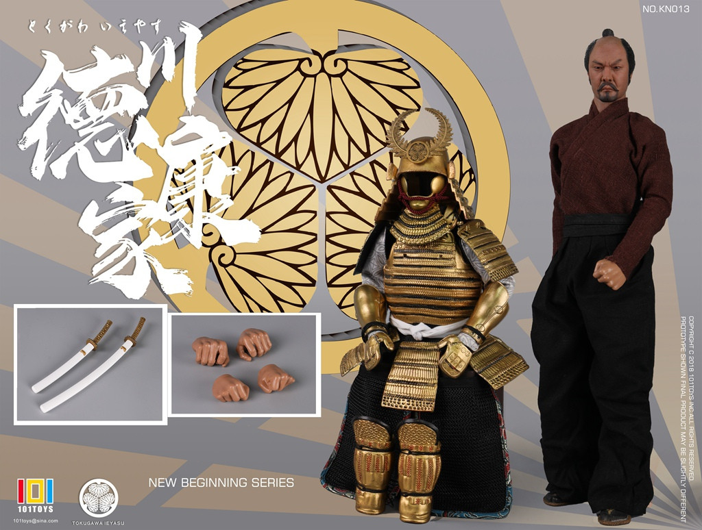 101 Toys 1/6 Shogun Tokugawa Ieyasu 徳川家康 Figure [101-KN013