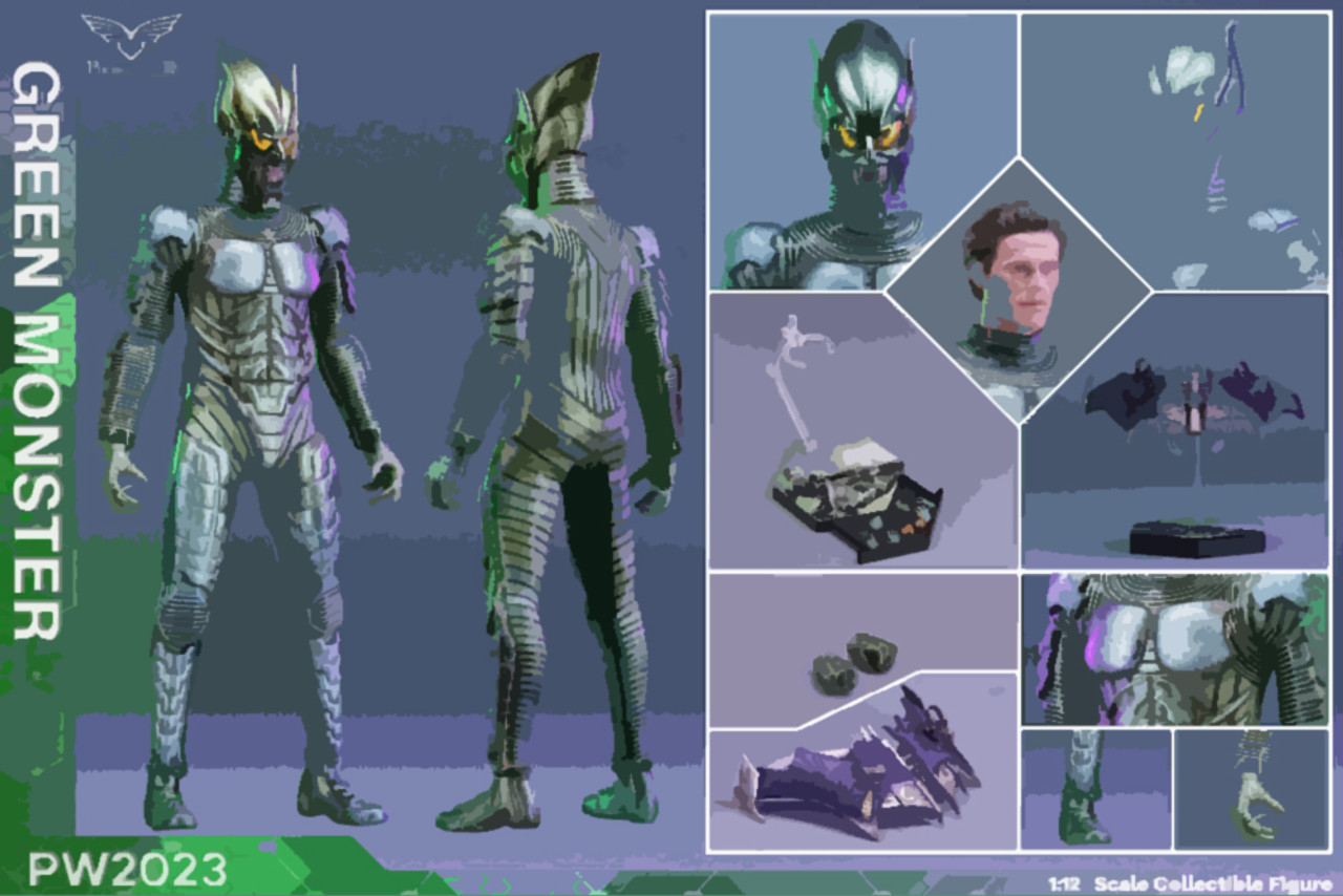PWTOYS 1/12 Green Monster 2.0 ダメージ.Ver PWTOYS 1/12 Green