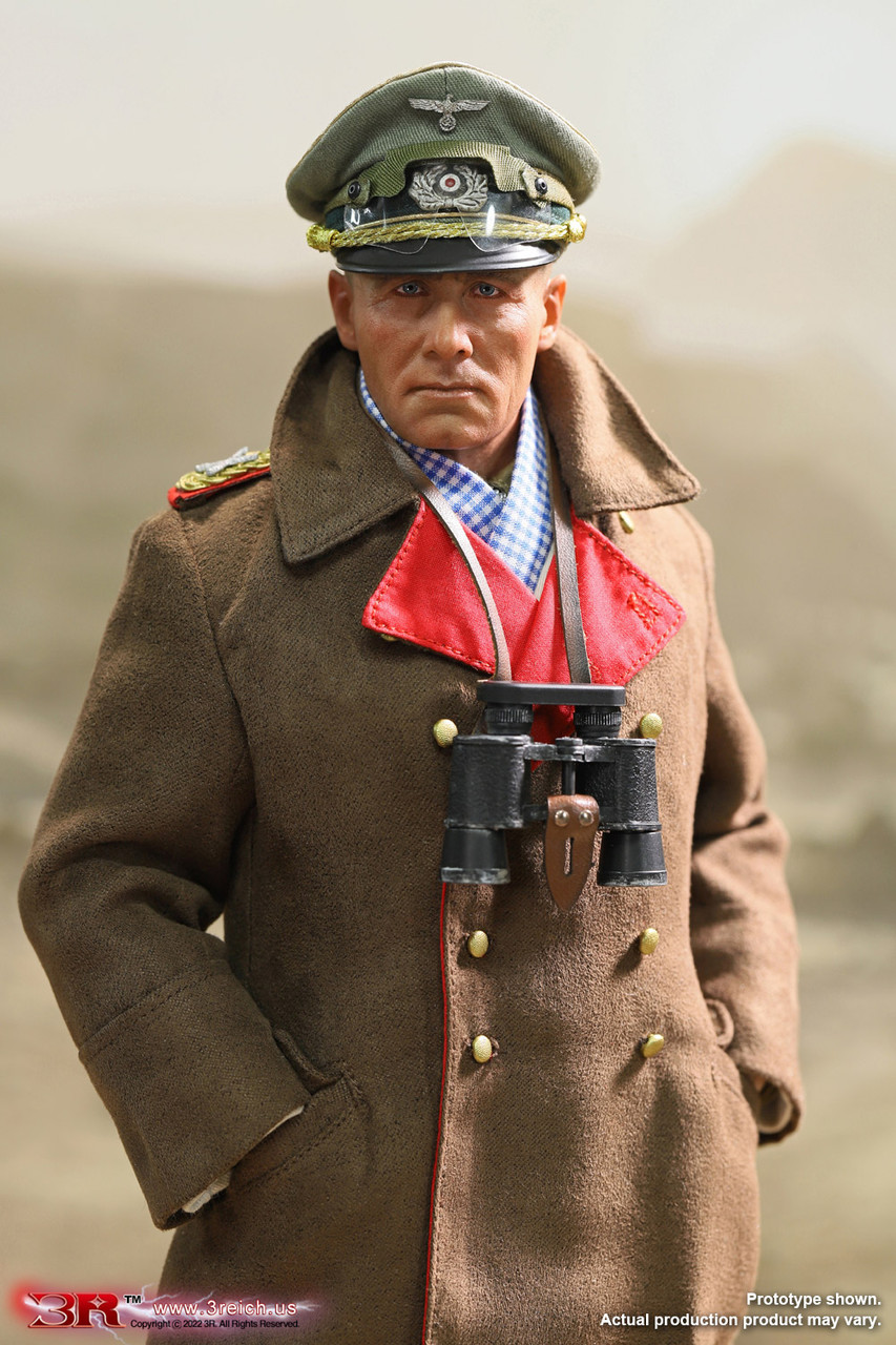 1/6 Erwin Rommel The Desert Fox General Field Marshal of German Afrika  Korps 3R DiD [GM651]