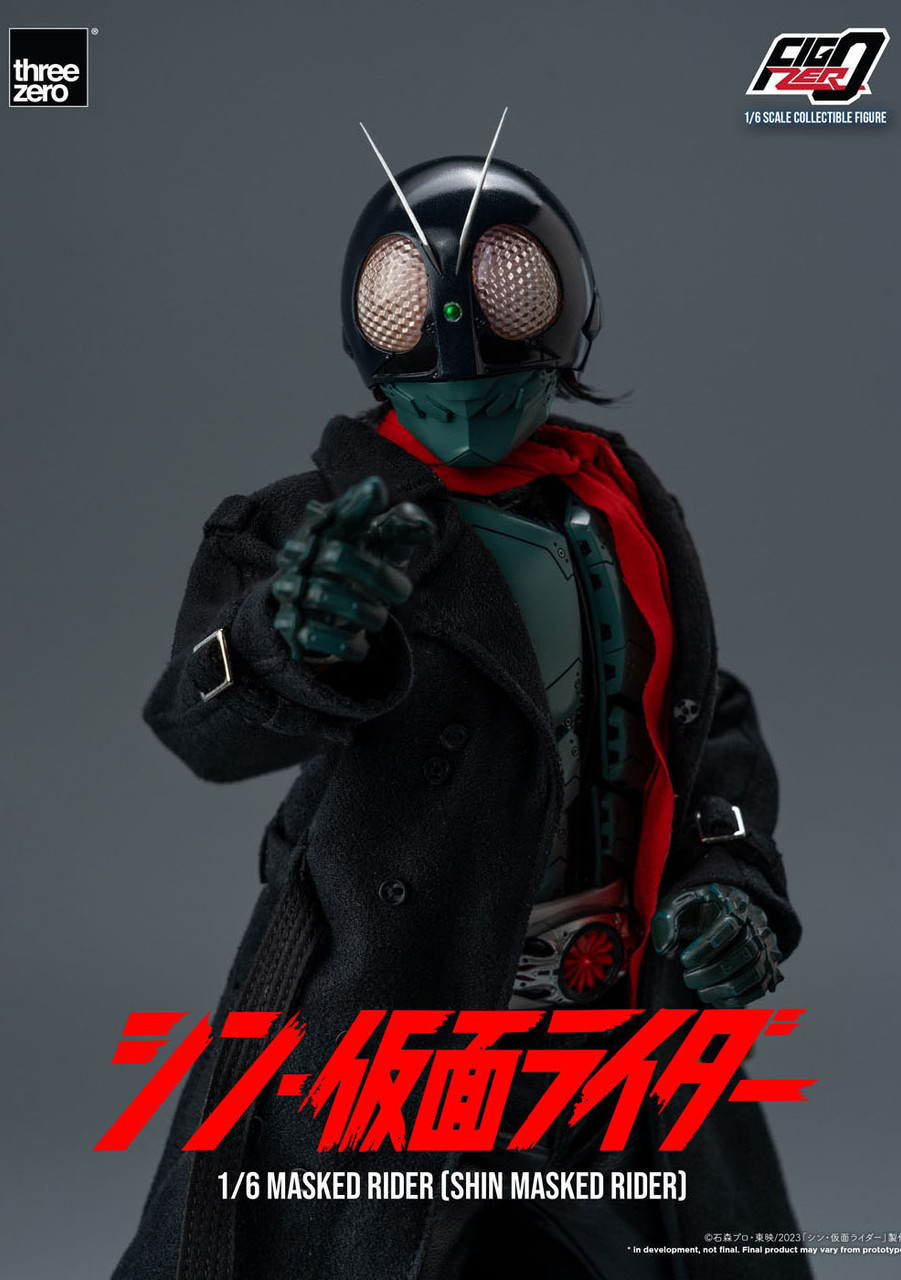 threeA Zero Masked Rider SHIN MASKED RIDER 1/6 Figure [3A 