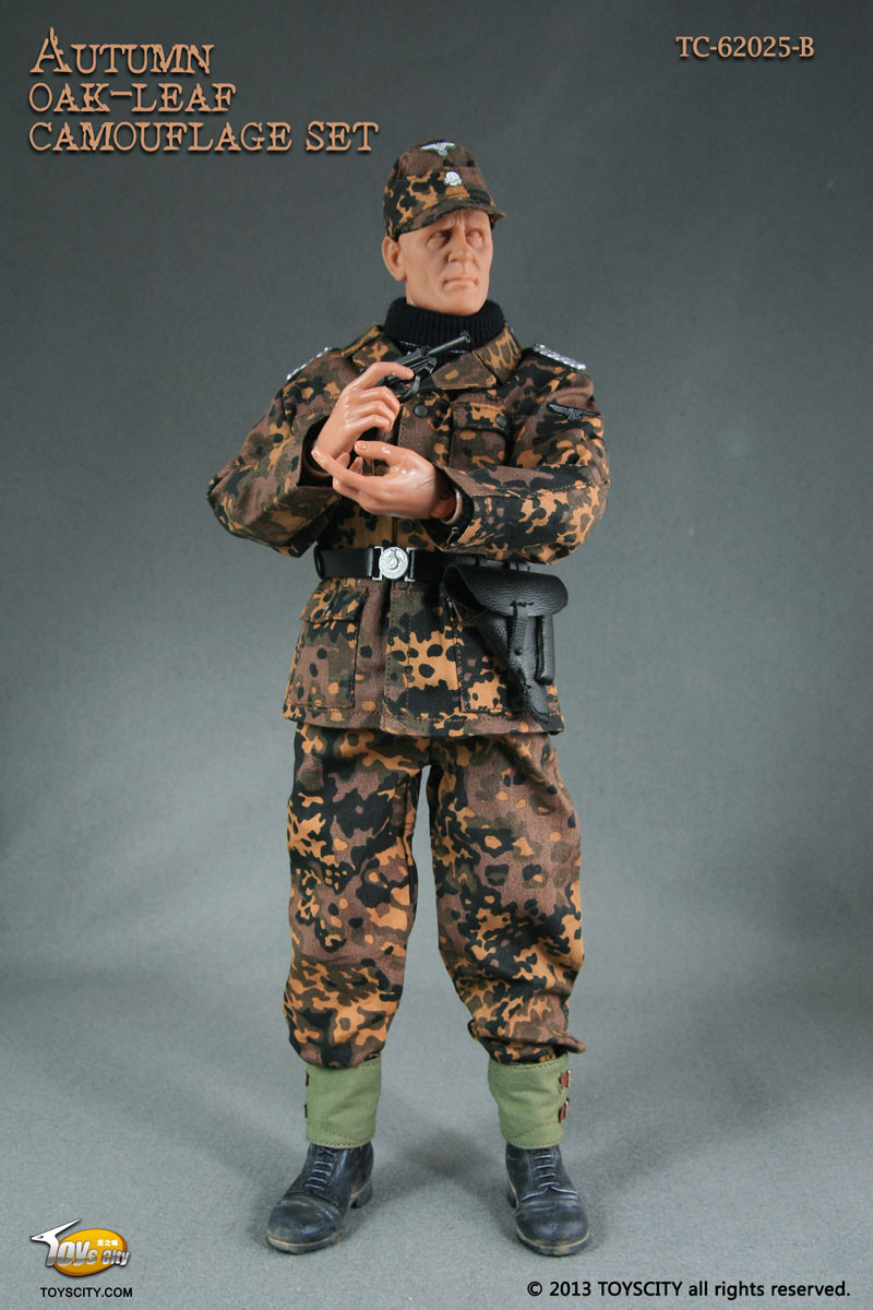 TC-62025B] TOYS CITY WWII German Camouflage – Autumn Oak-leaf