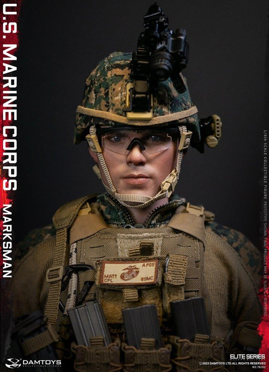 DAM Toys U.S. U.S. Marine Corps Marksman 1/6 Action Figure [DAM-78102]