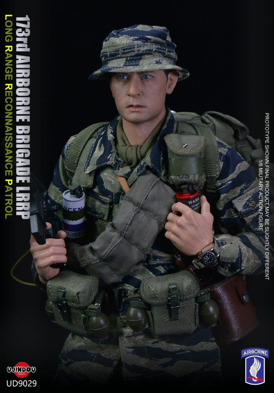 ミリタリー 1/6 LRRP UJINDOU 1/6 US Army LRRP in Vietnam Action Figure [UD-9029