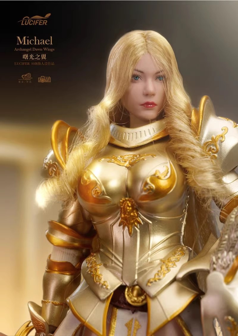 Lucifer 1/12 Golden Armor Archangel Female Figure [LXF-2311A