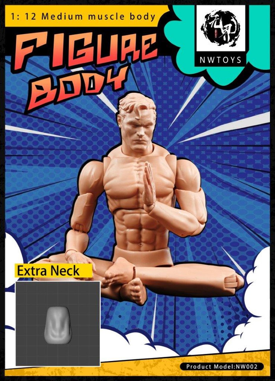 The Ennoy Professional × Netflix size M Nwtoys 1/12 Medium Muscle Body NW002 Super Flexible 6'' Male
