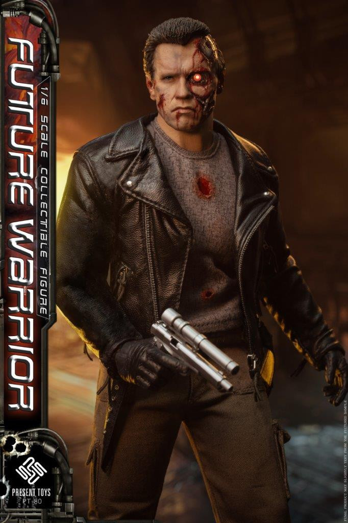 1/6 Present Toys Future Warrior Leather Version Collector Figure