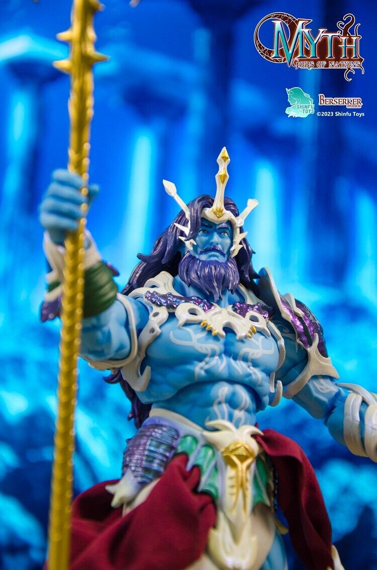 Berserker Studios 1:12 Poseidon in Blue Action Figure [BS-M03