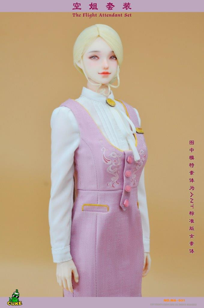 その他 CUKE TOYS ZMN Flight Attendant Set 1/6 1/6 Cuke Toys The Flight Attendant Uniform Set [CK-MA031] - EKIA