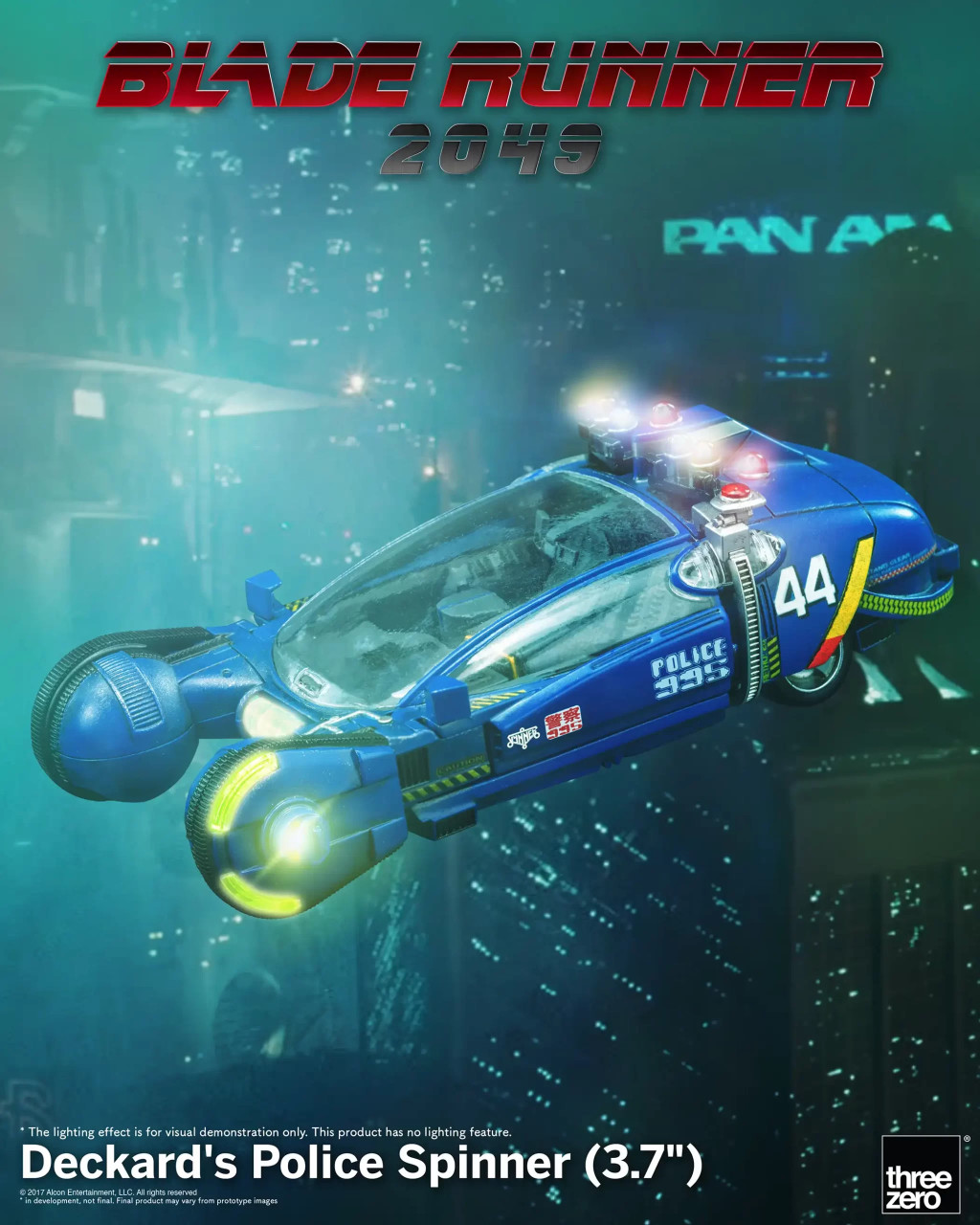 ☆レオン☆（感謝）/3 threeA Zero Blade Runner 2049 Deckard's Police Spinner [3A-3Z0689