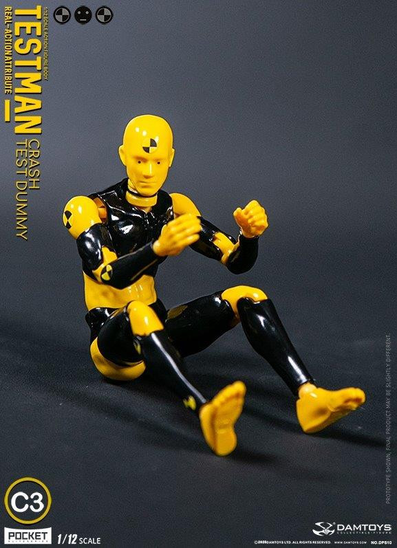Dam Toys 1/12 Crash Test Dummy “TESTMAN C3” Action Figure [DAM