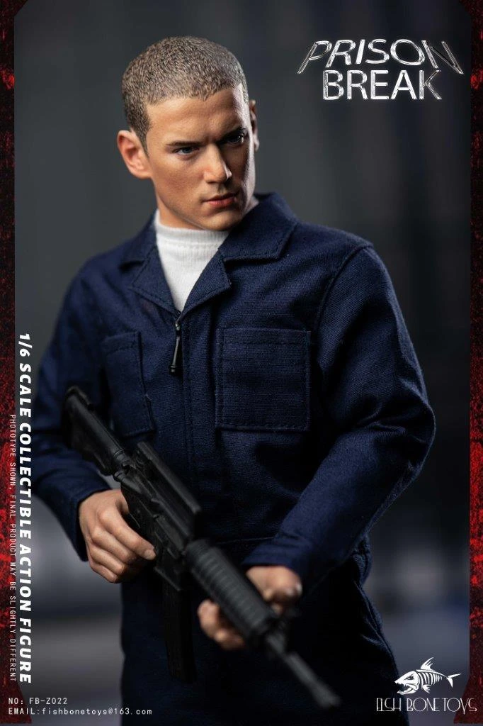 Fish Bone Prison Break Michael & tbag Double 1/6 Collectibles Set 
