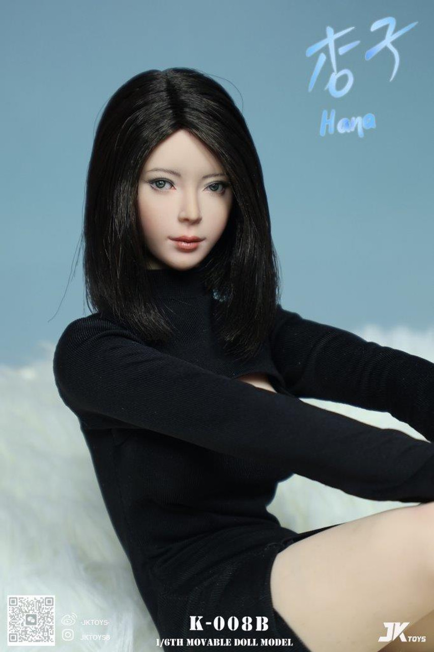 JK Toys 1/6 Asian Beauty Head Sculpture Hana [JKT-K008B