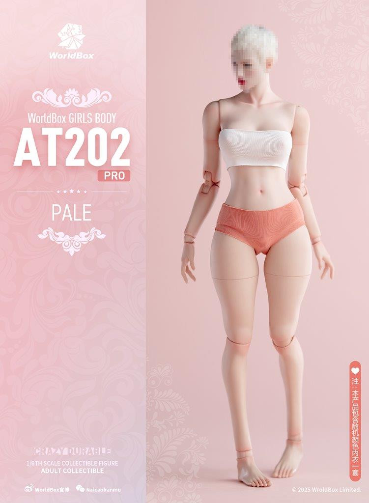 World Box 1/6 Female Body with Chunky Thighs PRO [WB-AT202PRO