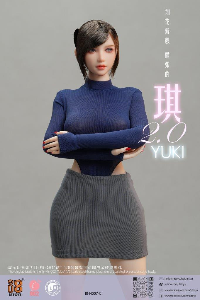 i8TOYS 1/6 Yuki 2.0 Jumpsuit & Bodycon Mini Skirt Costume [I8