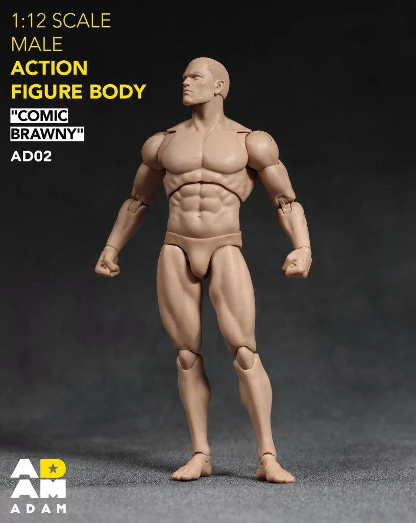 Muff Toys 1/12 Comic Brawny Male Action Figure Body [MUT-AD02] - EKIA ...