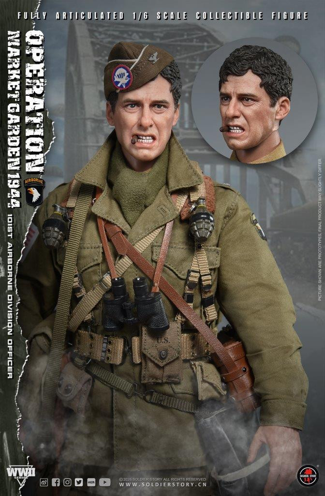 WWII 1944 101st Airborne Division フィギュア 1:6 Soldier Story WWII US 101st Airborne Division Commander