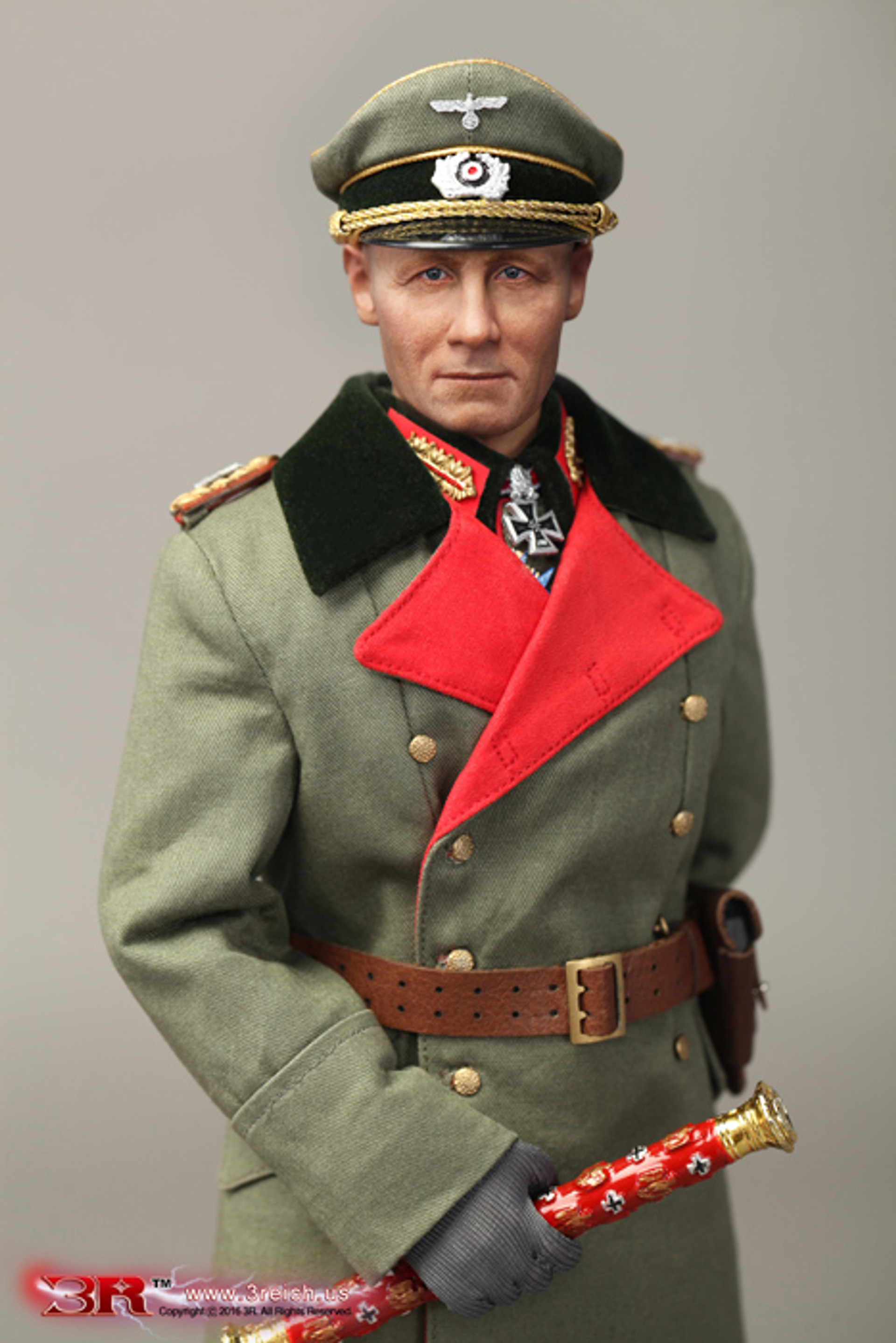 [GM636] DiD 3R 1/6 Figure WWII German Erwin Rommel Generalfeldmarschall