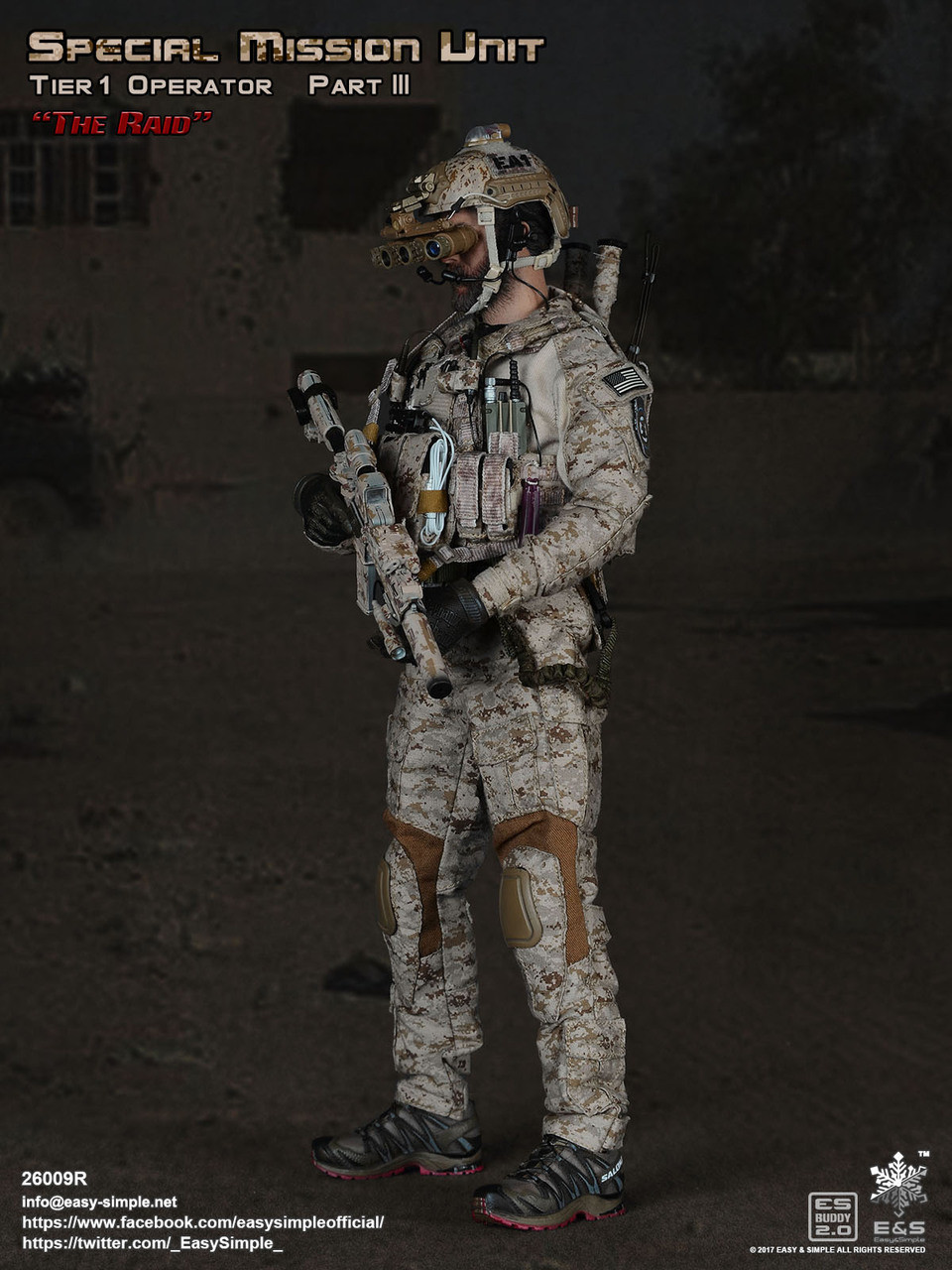[26009R] Easy&Simple 1/6 Special Mission Unit SMU Tier-1 Operator Part ...
