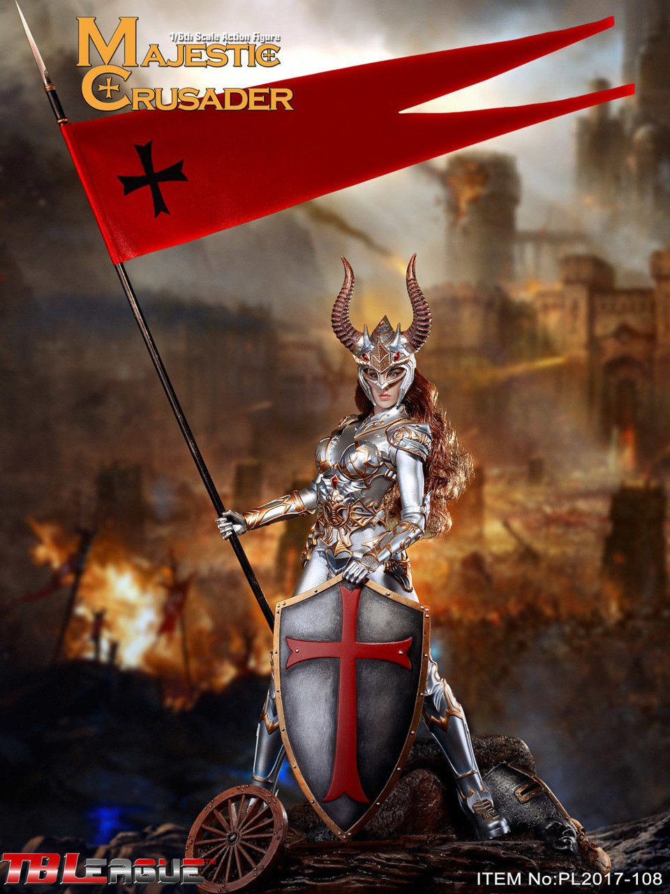 Figurine 1:6 TBLeague Phicen - Majestic Crusader PL2017-108