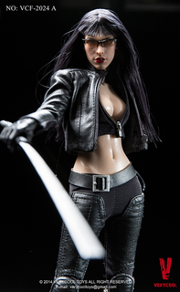 [VCF-2024A] Very Cool Ultra Female Killer - Violet in Black 1:6 Female Figure Boxed Set