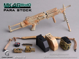 [CD-75001-5] CRAZY DUMMY 1/6 MK46 MOD0 Para Stock - Camouflage