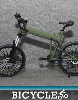 [XT-009D] 1:6 Scale Action Figure Folding Bike in Green