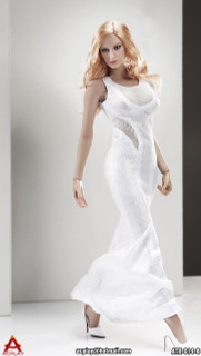 [AP-ATX014B] ACPLAY 1:6 Sleeveless Mermaid in White For Phicen Bodies