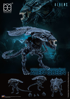 [HMF-047] HEROCROSS Hybrid Metal Figuration Alien Queen 7" Tall