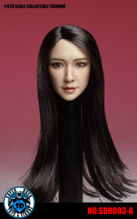 [SUD-SDH003A] Super Duck Asian Headsculpt Version 3 with Black Hair