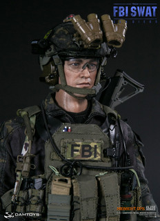 [DAM-78044B] DAM Toys FBI SWAT Team Agent San Diego Midnight Ops 1/6 Boxed Figure