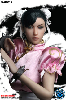 [SUD-SET014B] Super Duck 1/6 Pink Chinese Martial Art Fighter Accessory