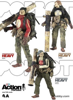 [3A-HTK-3PACK] THREEA Action Portable Heavy TK 3 Pack 6" 1/12 Figure