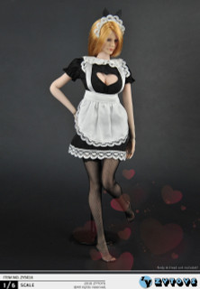 [ZY-5016] ZY TOYS 1/6 Maid Female Figure Uniform