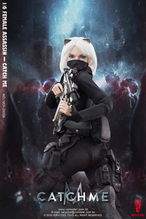 [VCF-2033A] Very Cool 1/6 Female Assassin Catch Me with Normal Expression Head