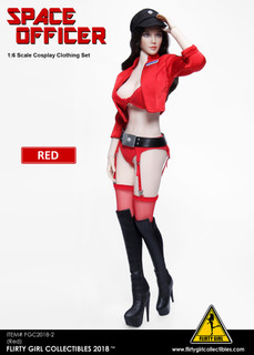 [FGC-2018-2] Flirty Girl's 1/6 Female Space Officers in Red