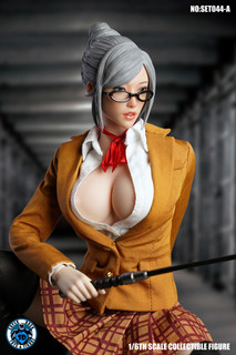 [SUD-SET044A] 1/6 Yellow Prison School Uniform by Super Duck for Phicen S20A