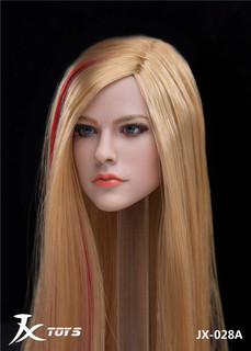 [JXT-028A] 1/6 Custom Female Head with Long Hair by JXtoys